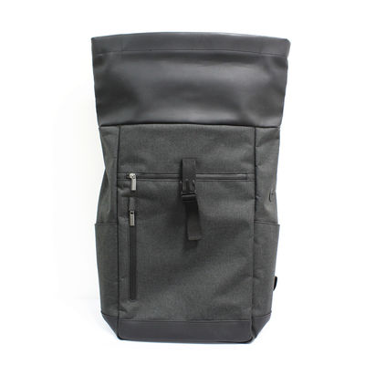 Waterproof Laptop Bag Backpack 600D Polyester Roll Top Backpack
