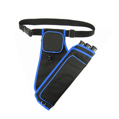 Blue archery target quiver
