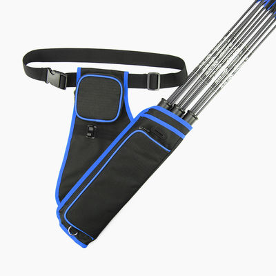 Blue archery target quiver
