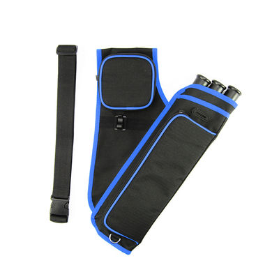 Blue archery target quiver