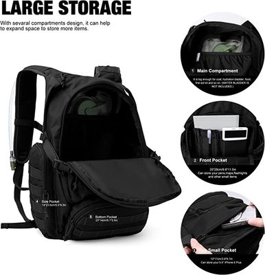 35L Military Tactical Backpack Molle Day Backpack Hiking For Camping Hiking