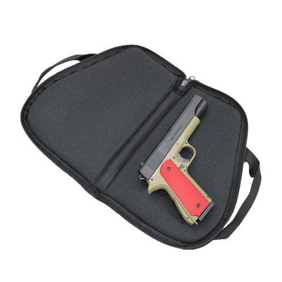 900D Polyester Waterproof Soft Pistol Case With Carrying Handle And Accessories Pocket