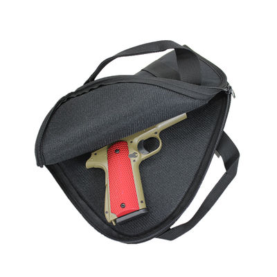 900D Polyester Waterproof Soft Pistol Case With Carrying Handle And Accessories Pocket