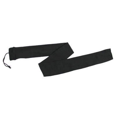 Black Silicone Treated Knit Gun Socks Elastic For Rifles And Shotguns 52x4 Inches