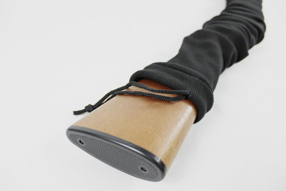 Black Silicone Treated Knit Gun Socks Elastic For Rifles And Shotguns 52x4 Inches