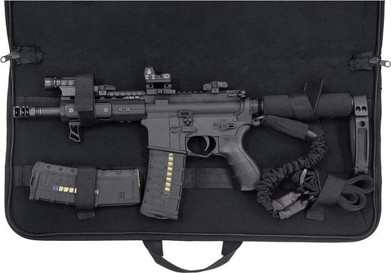 Lockable Tactical Gun Bag for Outdoor Shooting, 25 Inch