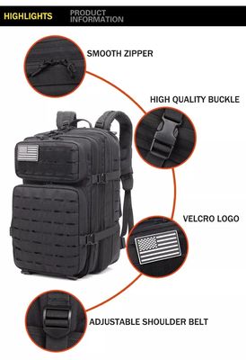 Alfa 45L Oem Nylon Military Tactical Backpack Water Resistant For Outdoor Sports Hiking