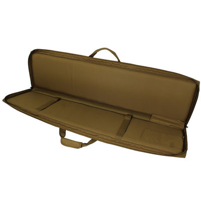 ALFA Tan Color Tactical Gun Bag Custom Tactical Rifle Case with 3 Extra Porkets for Range Shooting and Outdoor Hunting