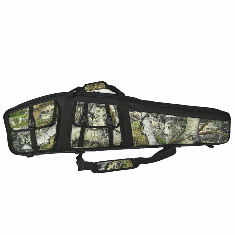 Custom Camo Hunting Gun Bag 600D Polyester 46 Inch Soft Rifle Case