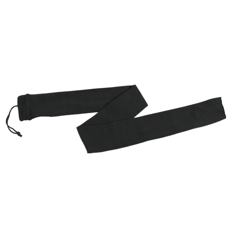 Black Silicone Treated Knit Gun Socks Elastic For Rifles And Shotguns 52x4 Inches
